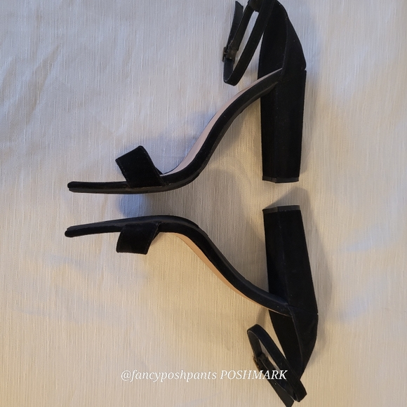 Chunky heel adjustable strap dressy sandal party prom dance shoe - Picture 8 of 17